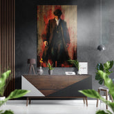 Peaky Blinders Brushed Aluminium Dibond Wall Art.